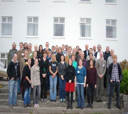 Figure 4. During the 4th International Conference on Arctic Fox Biology in October 2013, hosted by the at Arctic Fox Centre, investigators from across the Arctic shared current research on the state of the arctic fox. Photo courtesy of Ester Rut Unnsteinsdottir.