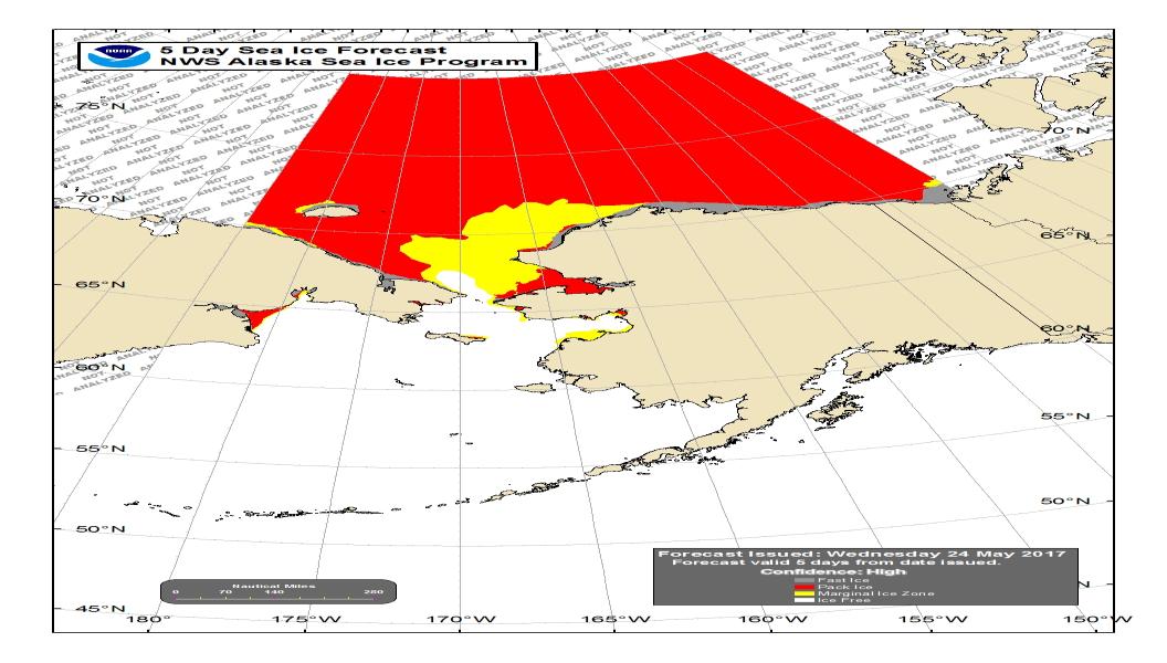 5 day ice forecast