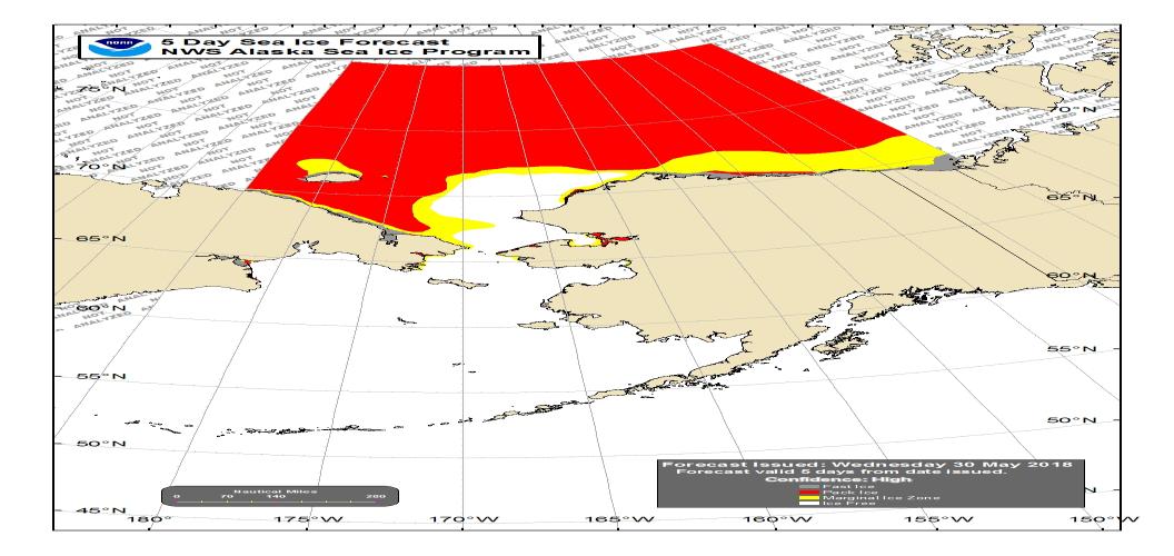 5-day ice forecast