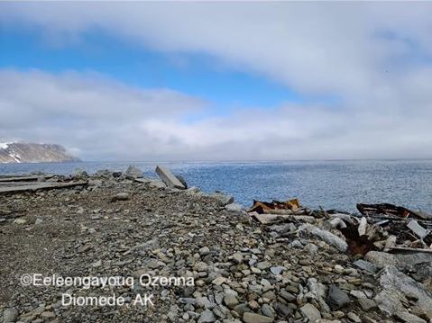 Nearshore conditions in Diomede - view 3